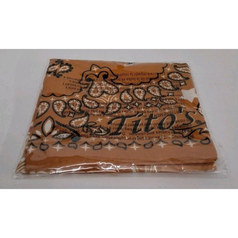 Tito's Vodka Bandana, Official Merchandise, New, Sealed, Orange & Black